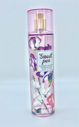 Bath & Body Works Sweet Pea Fragrance Mist Body Spray 8 oz