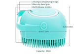 Pet Bath massage Brush